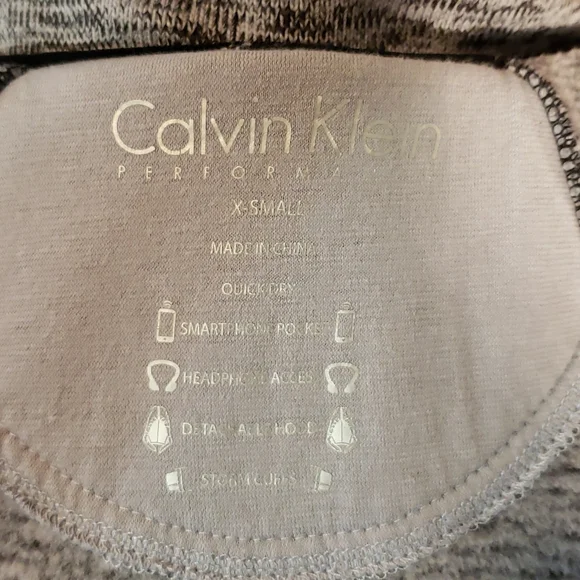 SOLD CL CALVIN KLEIN DETACHABLE HOOD WOMENS PERFORMANCE GYM JACKET COAT - Picture 7 of 13